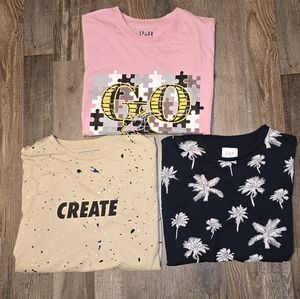Men Graphic T-Shirts - Set of 3